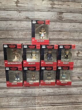 Complete Set of Stranger Things Mini Funko Figures